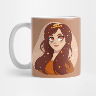 Cute Girl Cartoon Princess Design Mug